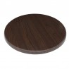 Bolero rond tafelblad donkerbruin 60cm