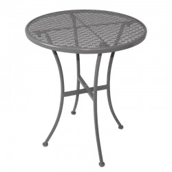 Bolero ronde stalen bistro tafel grijs 60cm