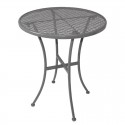 Bolero ronde stalen bistrotafel grijs 60cm