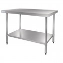 Vogue RVS werktafel zonder achteropstand 90x180x70cm