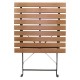 Bolero vierkante imitatiehouten tafel 60cm
