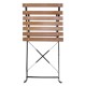 Bolero opklapbare imitatiehout stoelen