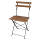 Bolero opklapbare imitatiehout stoelen