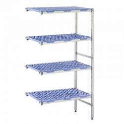 Tournus hoekrek 4 schappen 40x125cm