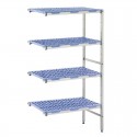 Tournus hoekrek met 4 schappen 50x125cm