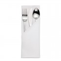 Mitre Satin Band servet wit 55x55cm
