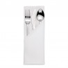 Mitre Satin Band servet wit 55x55cm