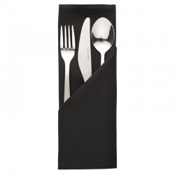 Mitre Essentials Ocassions servet zwart 51 x 51cm