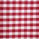 Mitre Comfort Gingham tafelkleed rood-wit 132 x 132cm