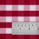 Mitre Comfort Gingham tafelkleed rood-wit 132 x 132cm