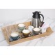 Olympia Kiln cappuccinokopjes grijs 23cl 