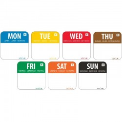 Vogue weekdagen stickers