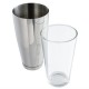 Boston cocktailshaker en glas