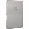 Mediclinics opklapbare verticale baby luiertafel, RVS