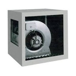 Centrifugale ventilator met omkasting