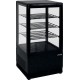 SARO Mini-koelvitrine 70 liter met verlichtingmodel SC 70 zwart
