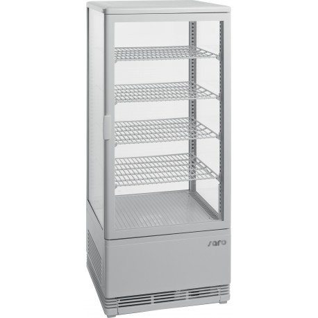 SARO Koelvitrine met luchtventilatie Model SC 100 wit