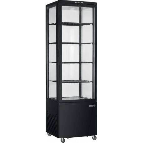 SARO Koelvitrine met luchtventilatie Model SVEN zwart