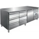 SARO Koeltafel incl. set van 2 x 3 laden Model KYLJA 3150 TN