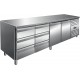 SARO Koeltafel incl. set van 2 x 3 laden Model KYLJA 4150 TN