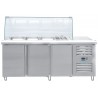 SARO Koeltafel met glazen top Model GN 3100 TNS 