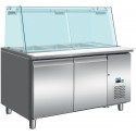 SARO Koeltafel met glazen top Model SG 2070 