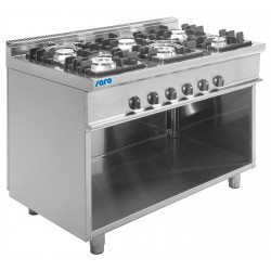 SARO Gasfornuis met open onderbouw model E7/KUPG6BA