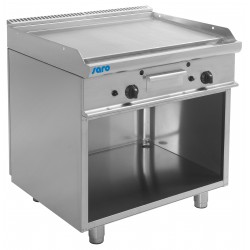 SARO Gas grill en bakplaat met open kast model E7 / KTG2BAL
