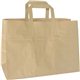 Duni papieren draagtas 35 x 17 x 24,5 cm bruin (200 stuks)