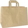 Duni papieren draagtas 35 x 17 x 24,5 cm bruin (200 stuks)