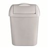 SAPO Afvalbak mat wit 8 liter