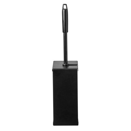 SAPO Quartz black toiletborstelhouder rvs