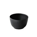 Kom zwart rond 11,3 hoog 7 cm (per 6 stuks)