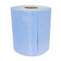 Midi poetspapier, blauw, 2 laags, RECYCLED, 20 cm x 150 m, Pak à 6 rol