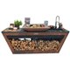 Rolling Kitchen Corten