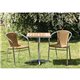 Bolero aluminium en rotan stoel naturel