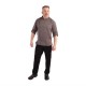 Chef Works Urban Hartford unisex koksbuis met rits lange mouw grijs M