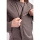 Chef Works Urban Hartford unisex koksbuis met rits lange mouw grijs S