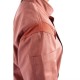 Chef Works Urban Springfield unisex koksbuis met rits korte mouw roodbruin XS