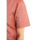 Chef Works Urban Springfield unisex koksbuis met rits korte mouw roodbruin XS