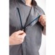 Chef Works Urban Springfield unisex koksbuis met rits korte mouw inktblauw L