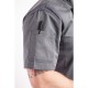 Chef Works Urban Springfield unisex koksbuis met rits korte mouw inktblauw M