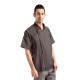 Chef Works Urban Delancey denim koksbuis korte mouw grijs M