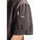 Chef Works Urban Delancey denim koksbuis korte mouw grijs S