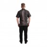 Chef Works Urban Tribeca denim koksbuis met drukknopen korte mouw grijs L