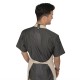 Chef Works Urban Tribeca denim koksbuis met drukknopen korte mouw grijs L