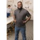 Chef Works Urban Tribeca denim koksbuis met drukknopen korte mouw grijs L