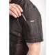 Chef Works Urban Tribeca denim koksbuis met drukknopen korte mouw grijs XL