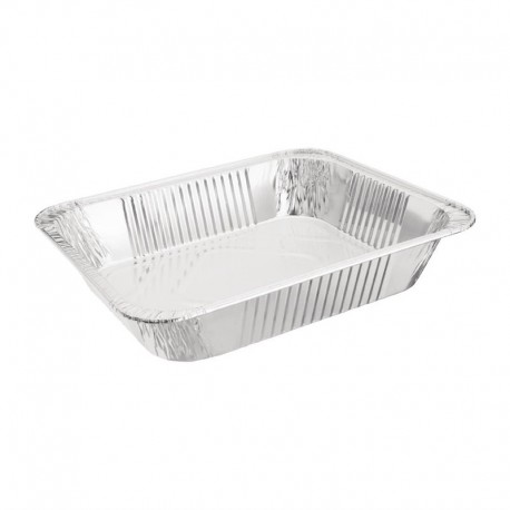 Fiesta rechthoekige aluminium serveerschalen GN 1/2 (5 stuks)