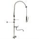 Voorspoeldouche met draaiknoppen en zwenkkraan 120cm
